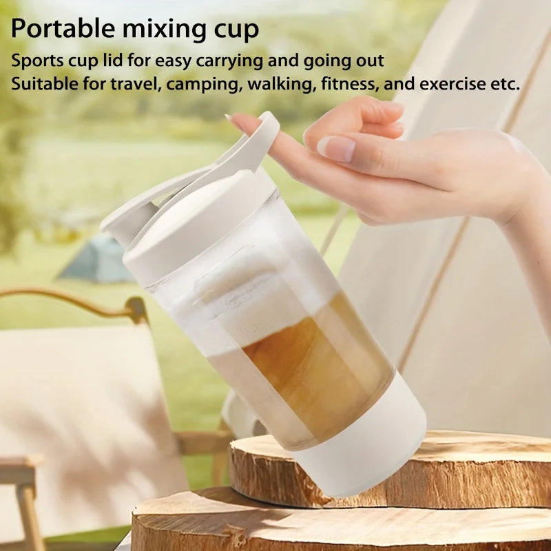 tasse de sport avec melangeur portable