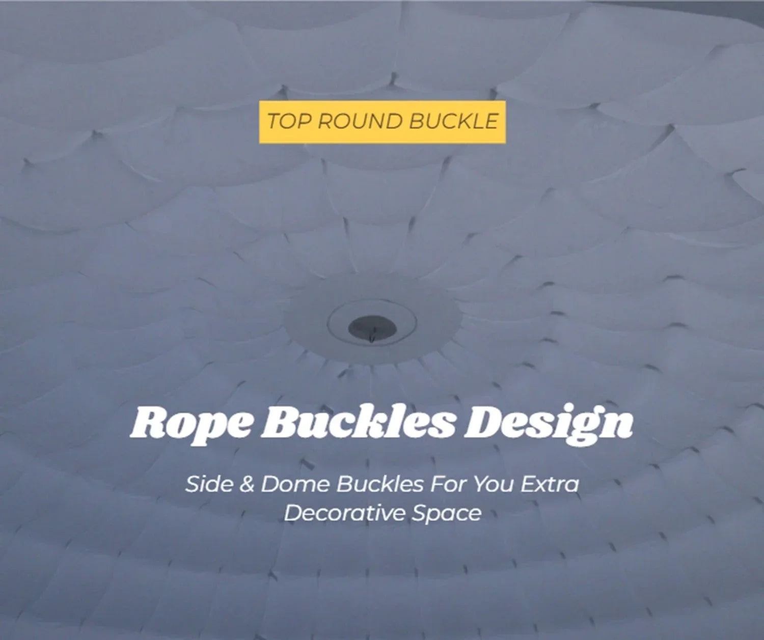 tente gonflable dome