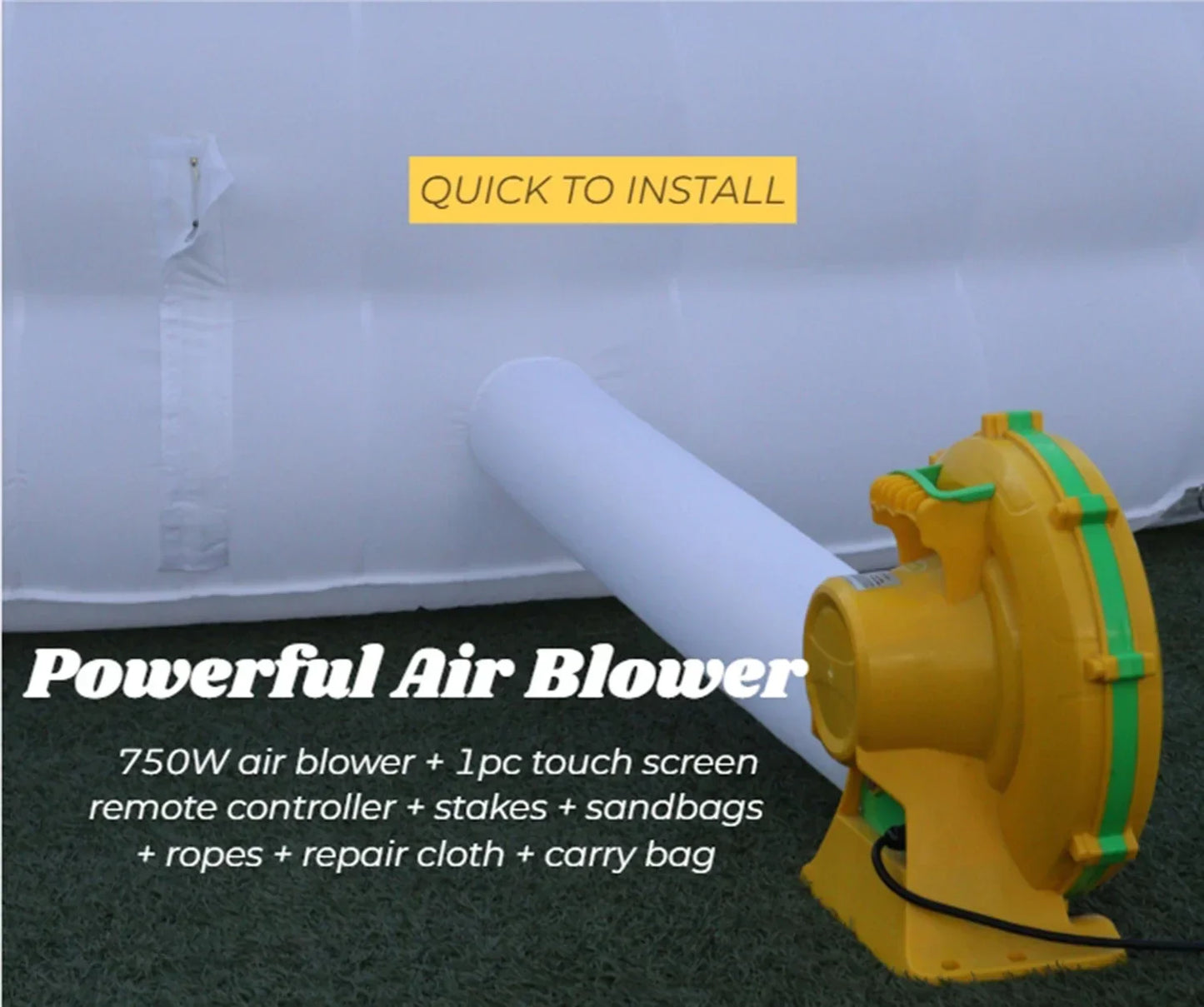 tente gonflable souffleur d air