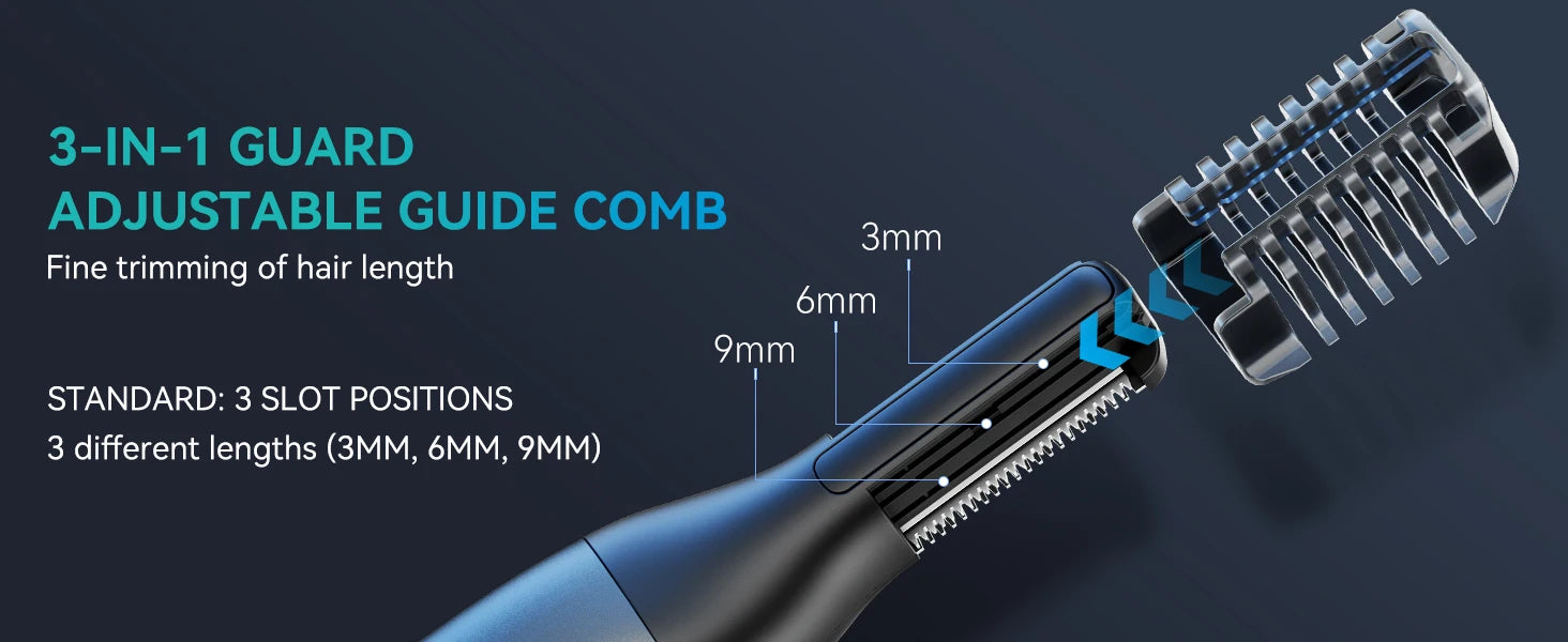 tondeuse 3n1 peignes et longueurs