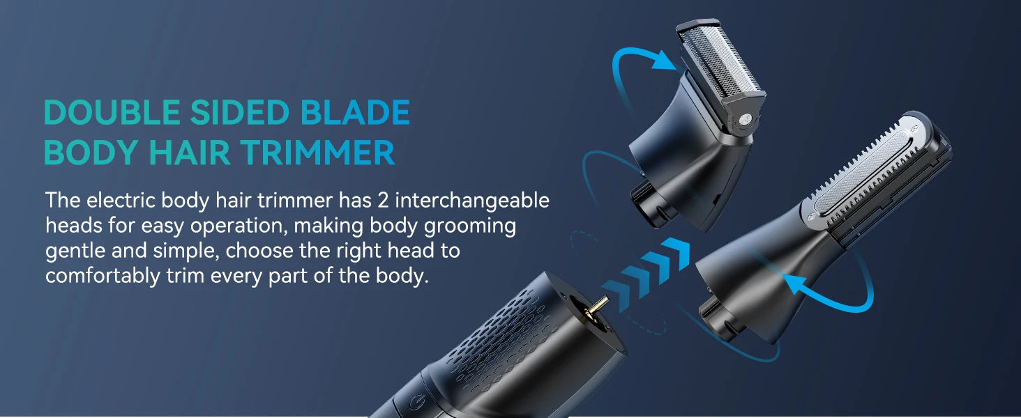 tondeuse avec embouts interchangeables