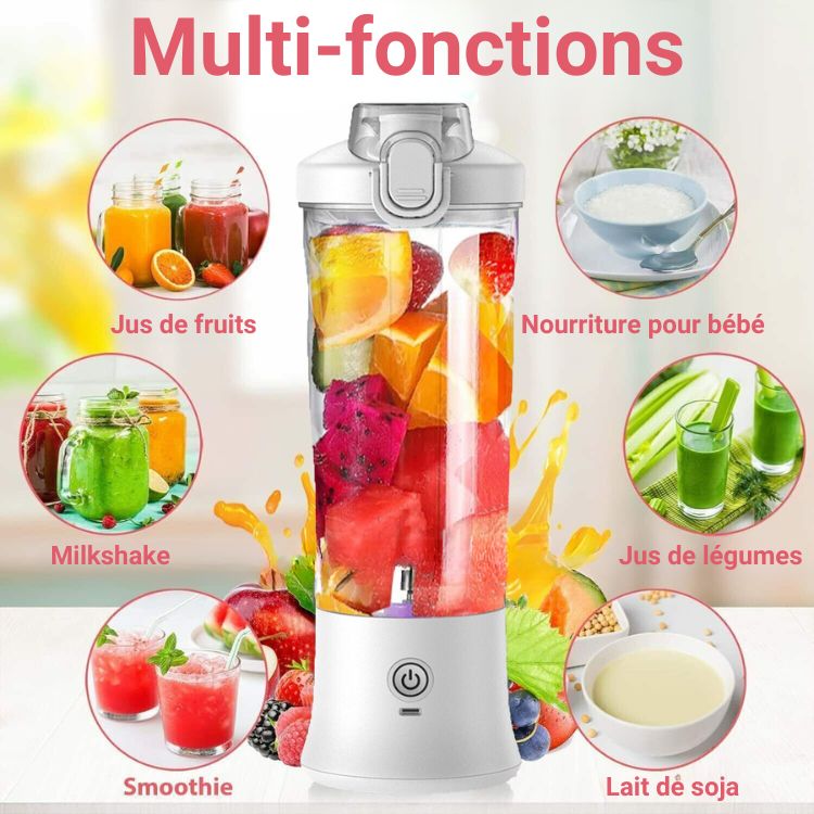 VitaFusion - Le mixeur de poche pour smoothies et shakes délicieux - Techni Tendresse